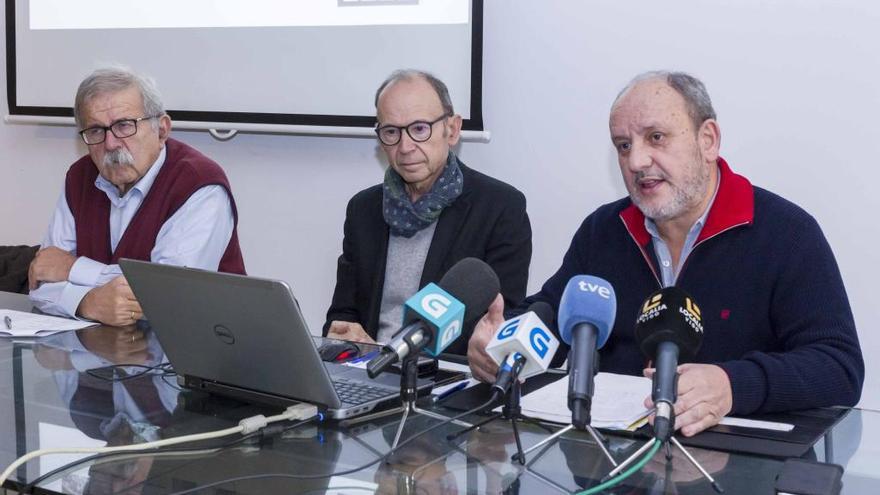 Presentación del proyecto por Salvador Fraga Rivas y Miguel Ángel Vázquez Vázquez. // Cristina G. Graña