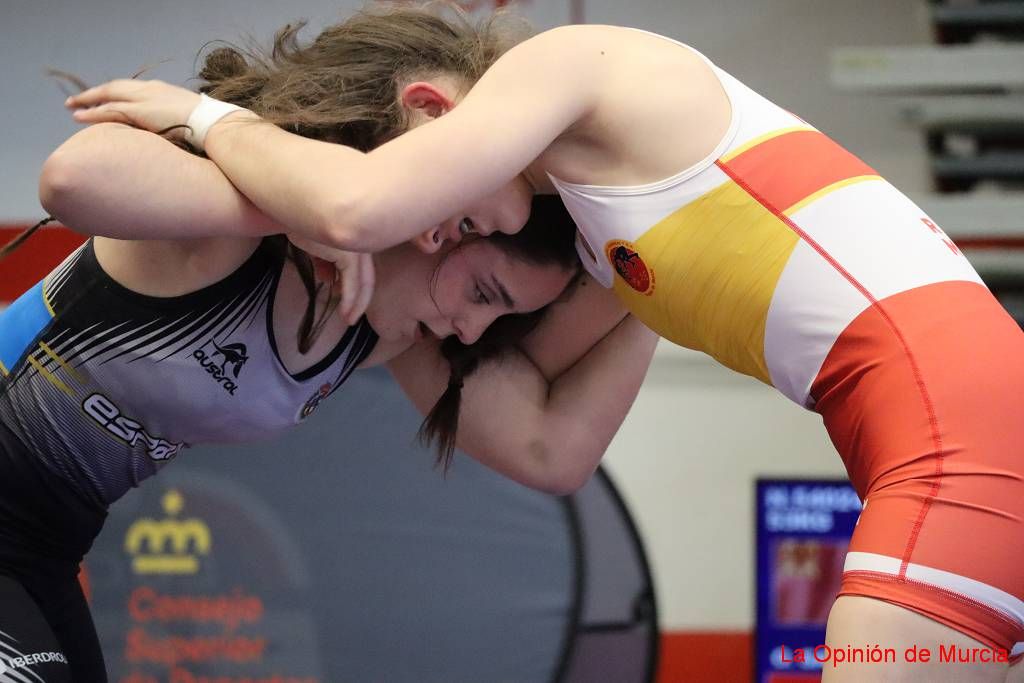 Los deportistas murcianos en el Campeonato de España de lucha