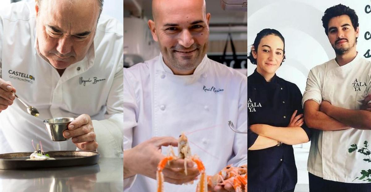 Miguel Barrera, Raúl Resino y Emanuel Carlucci y Alejandra Herrador