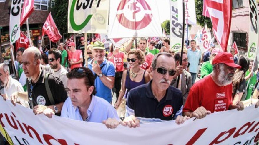 Protesta contra los recortes