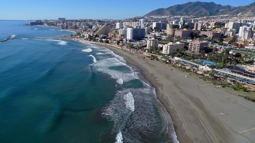 Imagen áerea de Benalmádena.