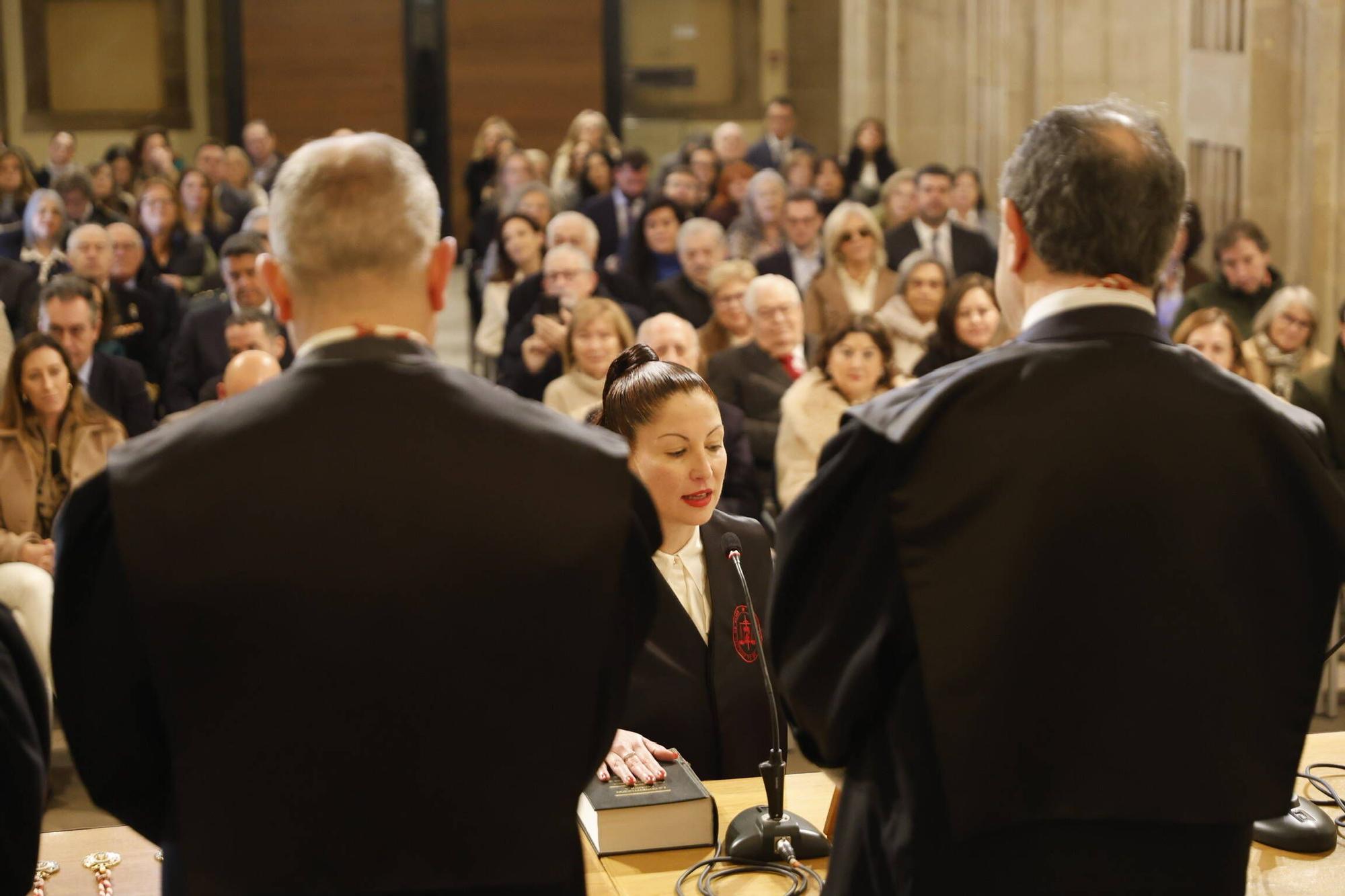 La toma de posesión de Benigno Villarejo como decano del Colegio de la Abogacía de Gijón, en imágenes