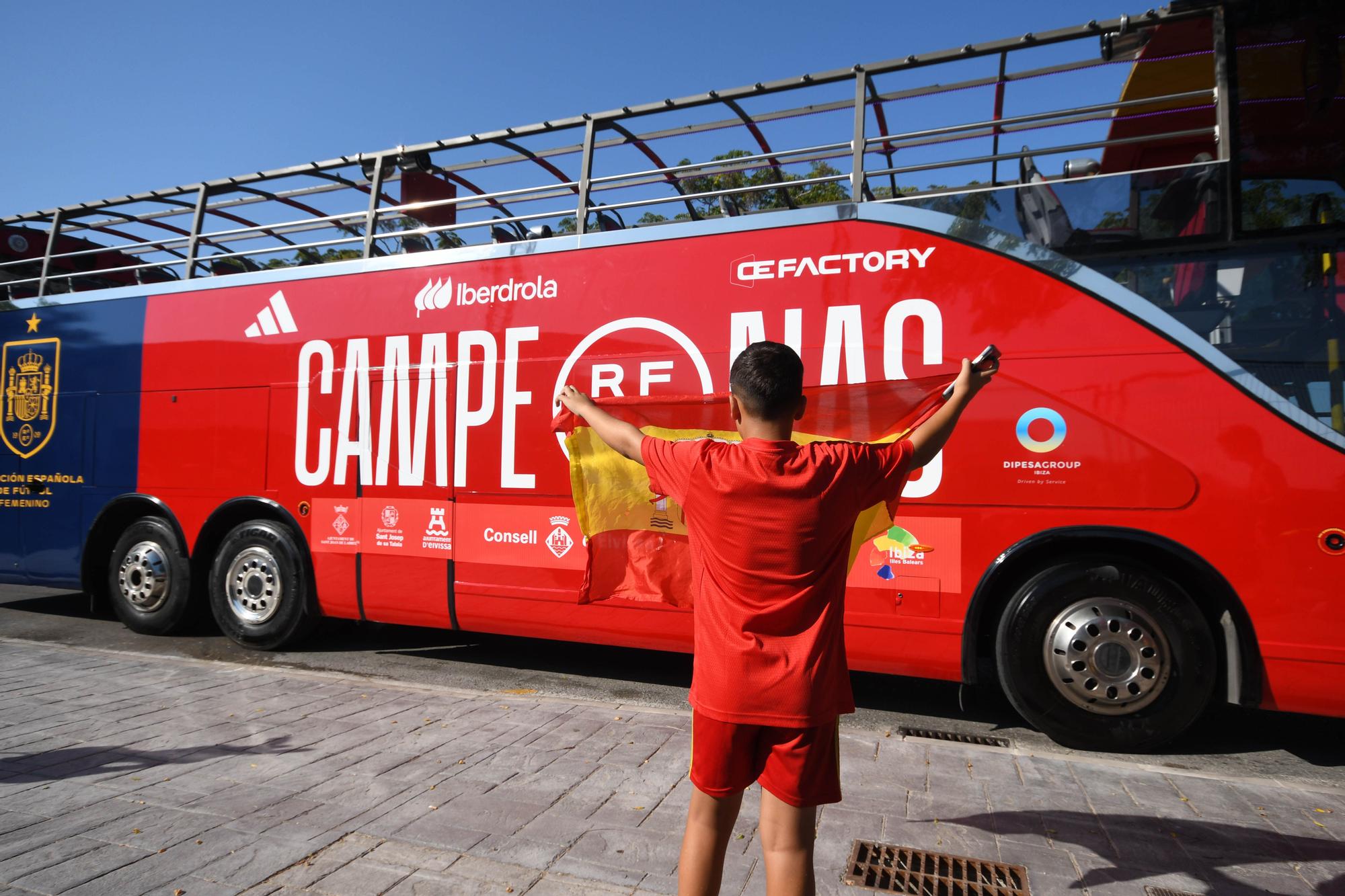 Autobus seleccion española femenina