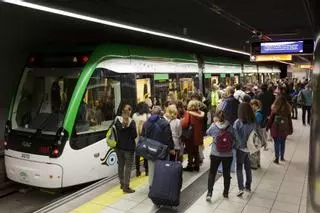 El metro termina las pruebas en blanco para su llegada al centro de Málaga