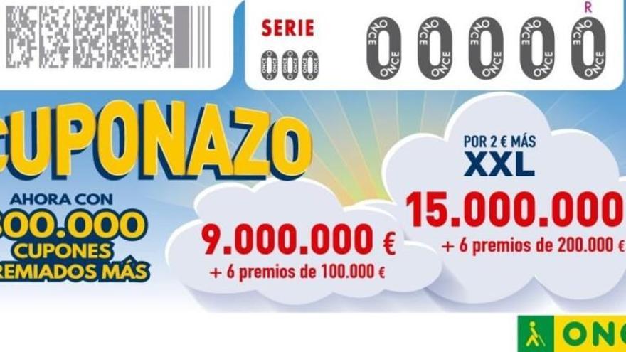 Imagen de los premios del sorteo del Cuponazo de este viernes.