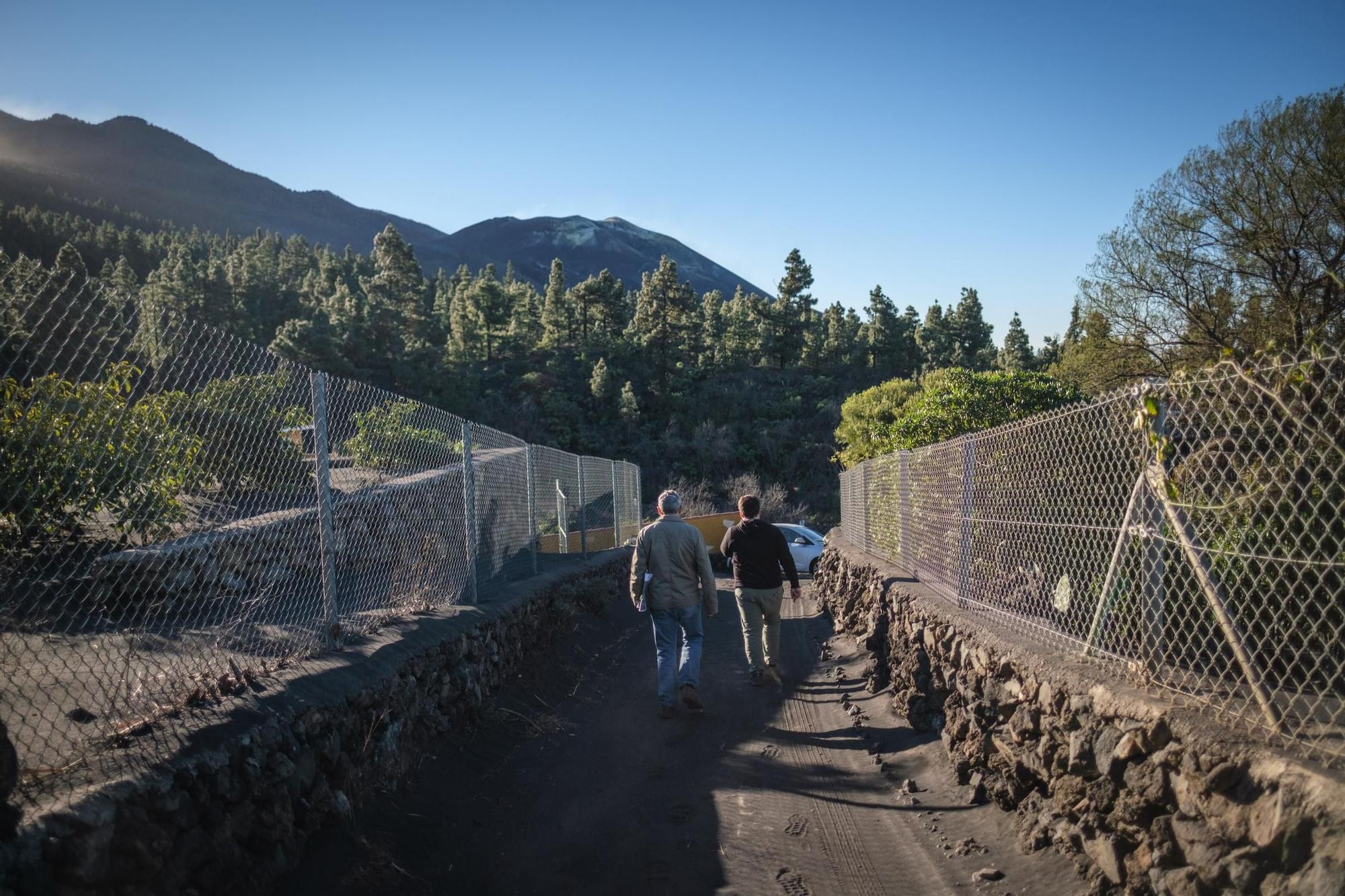 Revisión del estado de las viviendas tras la erupción del volcán de La Palma