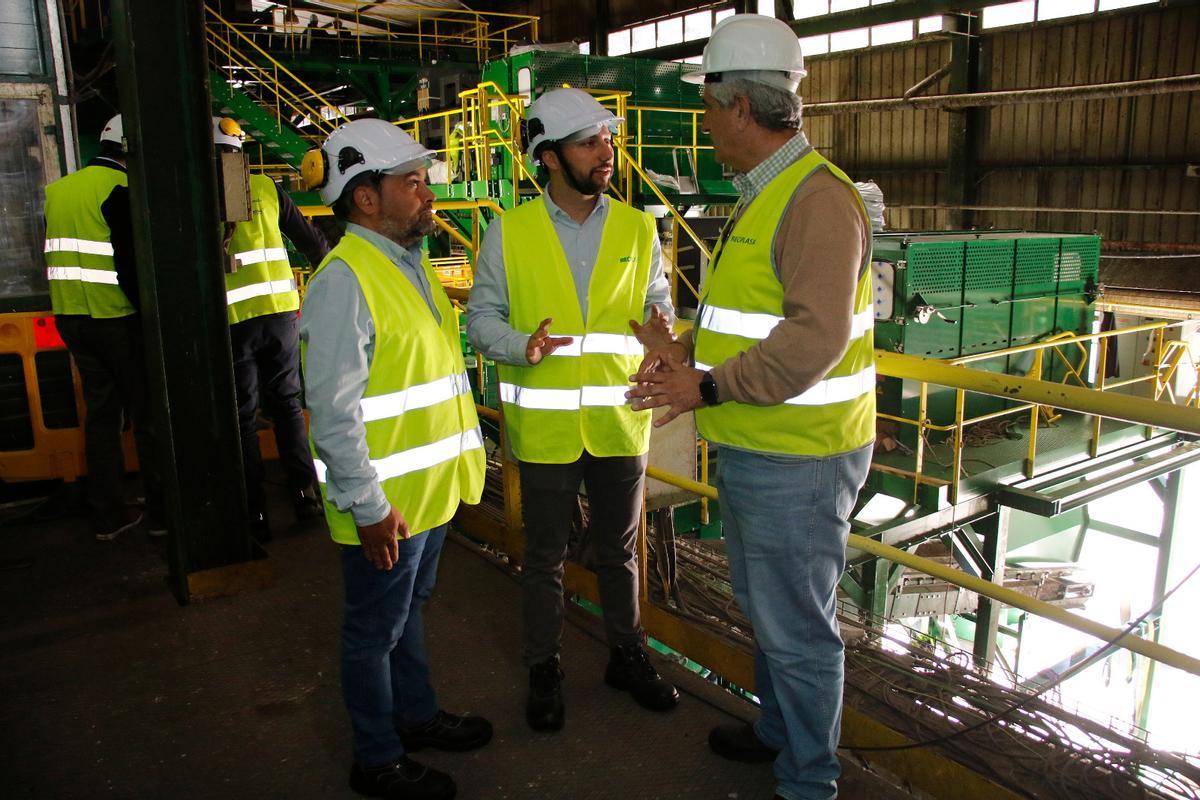 Sergio Toledo y Fernando Albarrán en Reciplasa