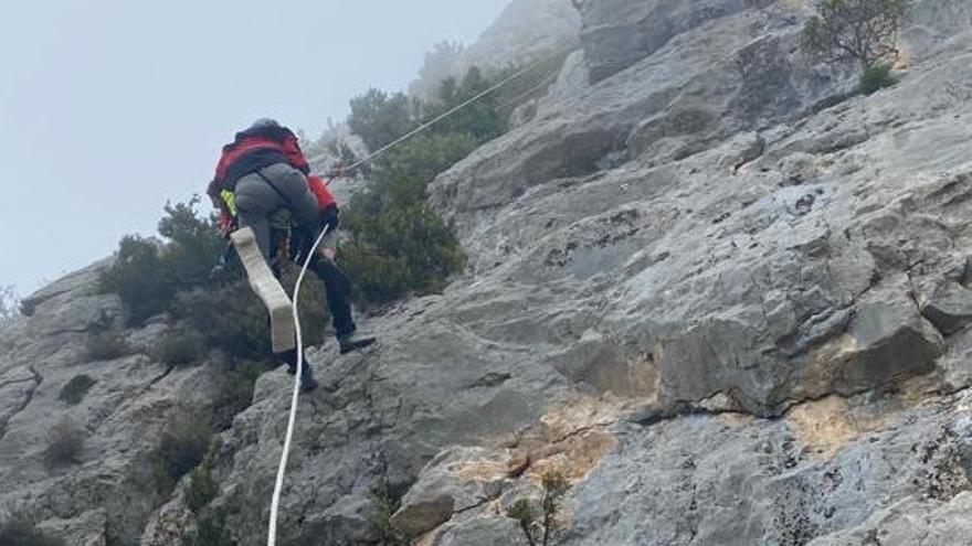 El rescat de l&#039;escaladora a Castellar del Riu