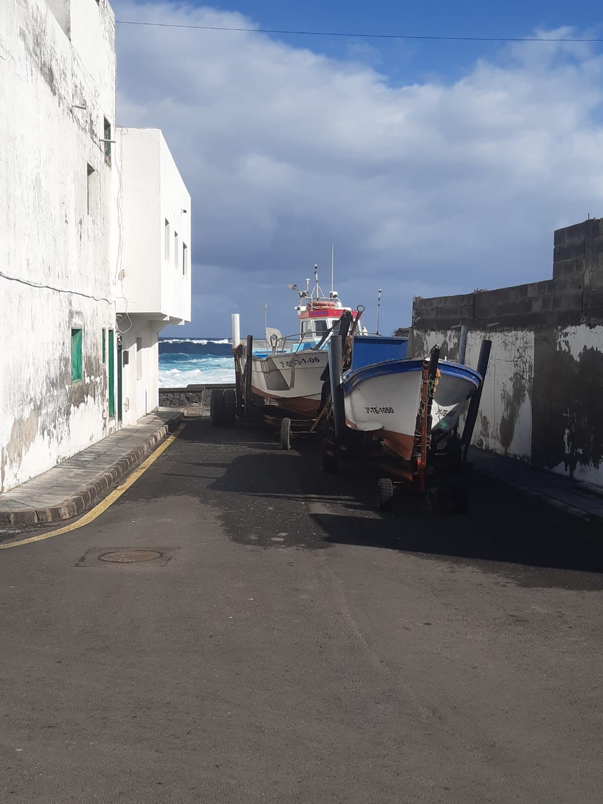 Inundaciones en Lanzarote por la borrasca 'Celia'