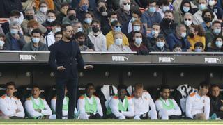 Bordalás vuelve a explotar: "Estoy frustrado, el Valencia CF no tiene el potencial de los de arriba"