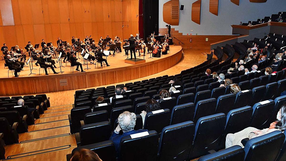 Concierto de la Sinfónica en el Palacio de la Ópera en julio de 2020.