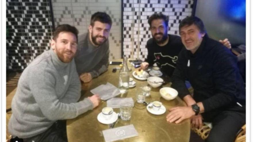 Messi y la comida de la &#039;generación del 87&#039;