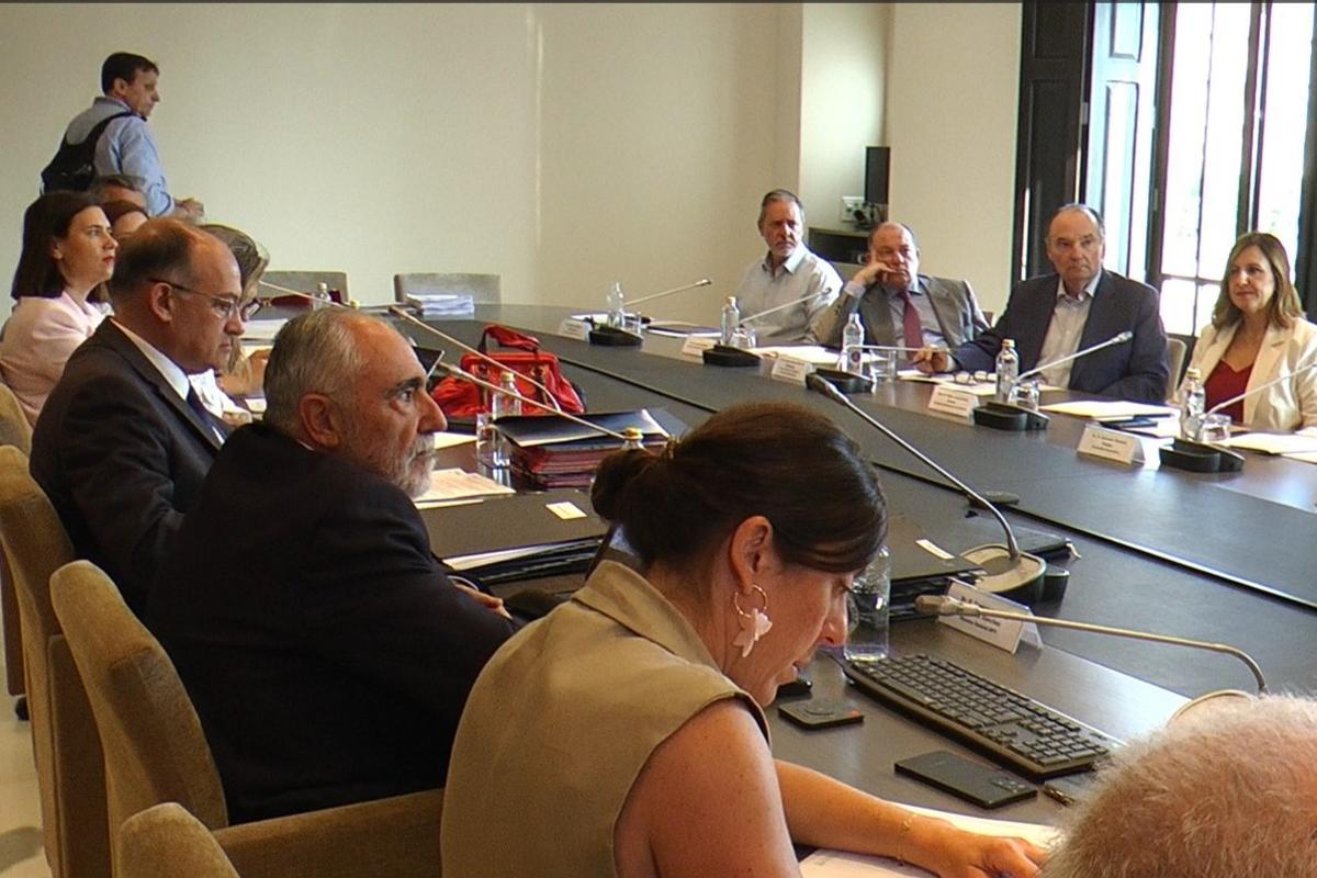 Un momento de la reunión del consejo de Valenciaport.