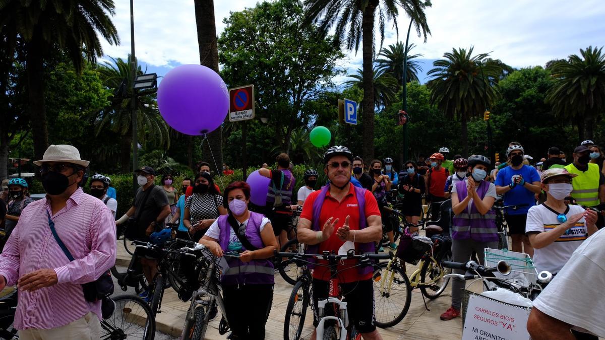 Bicifestación: Miles de ciclistas se manifiestan en Málaga por una movilidad sostenible