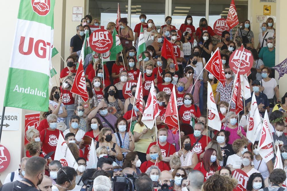 Huelga en el sector de la limpieza en el Reina Sofía