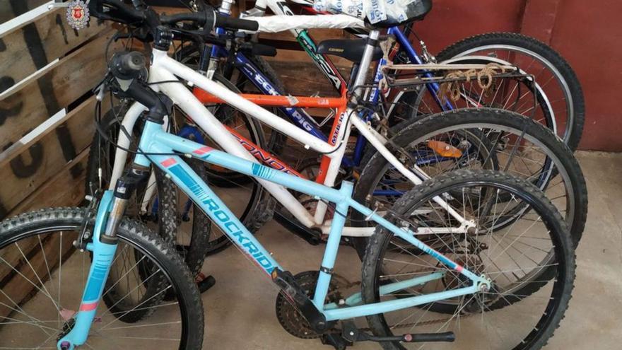 Recuperan bicis robadas en sa Pobla