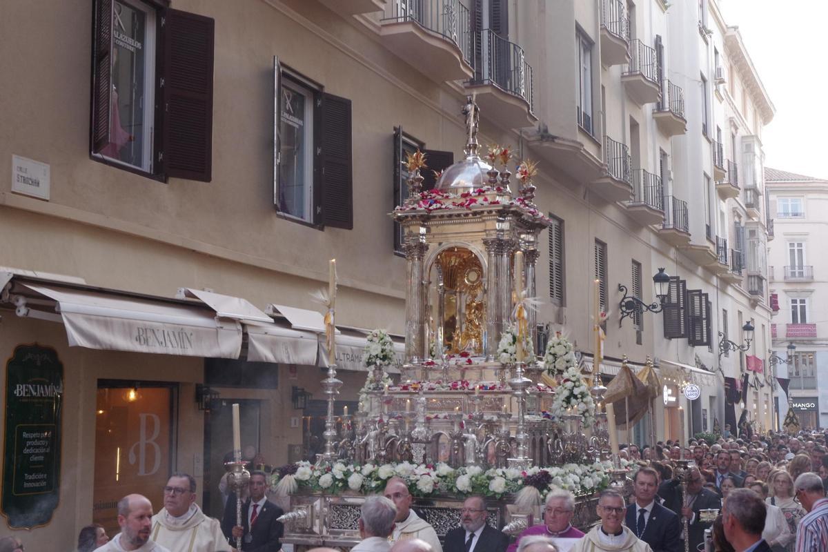 Imágenes del Corpus Christi en Málaga 2026