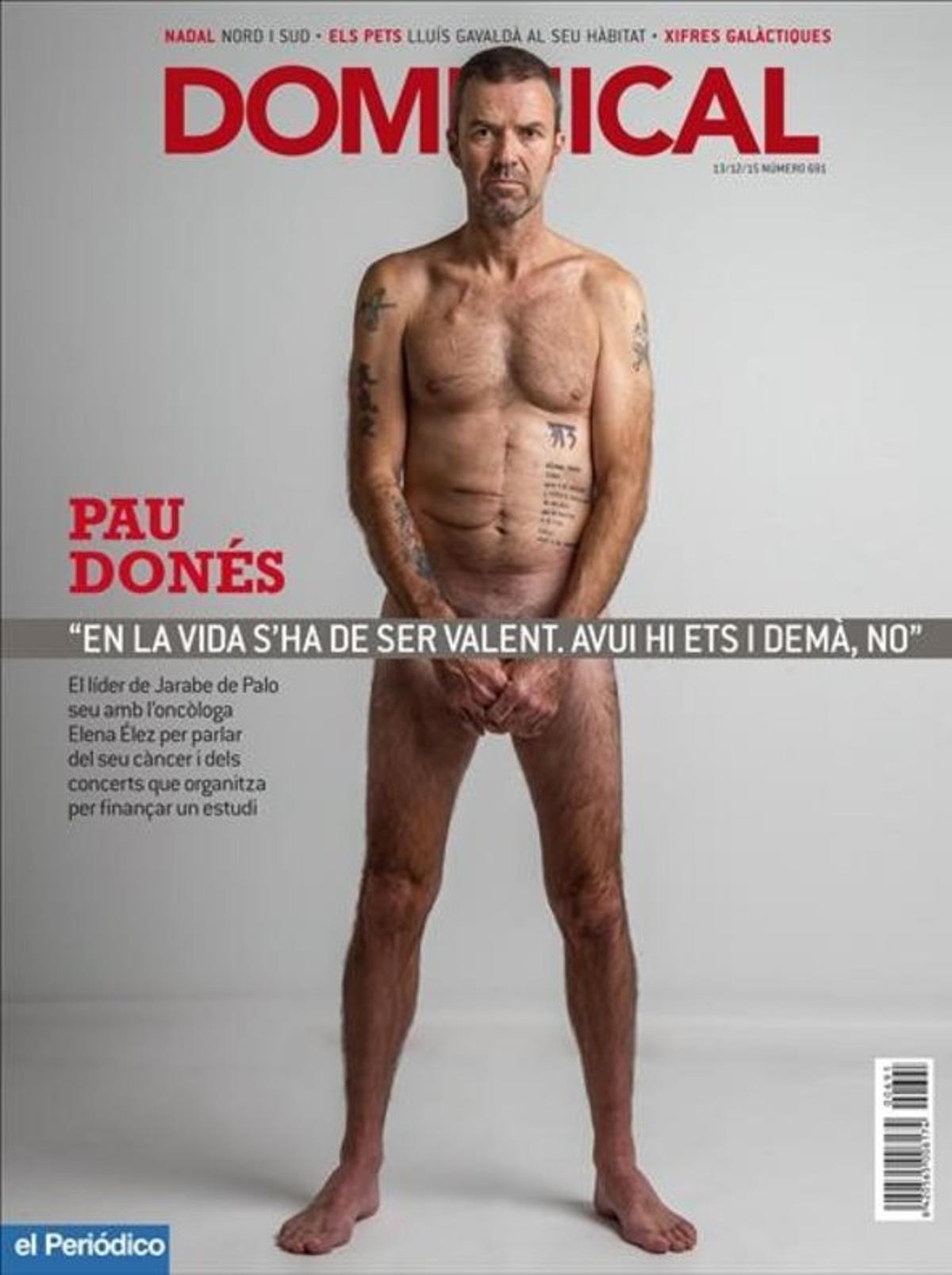 Pau posa desnudo para Dominical en 2015.