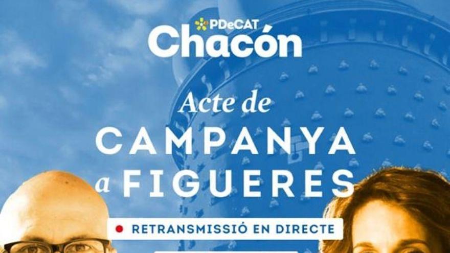 El PDeCat fa avui acte de campanya a Figueres amb la candidata Chacón