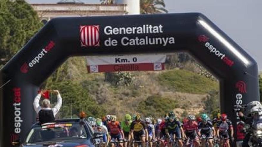 Un moment de la presentació de la Volta Ciclista Catalunya.