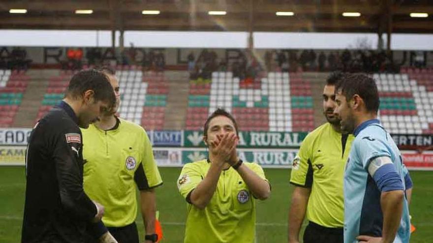 Miguel, en el sorteo de campo.