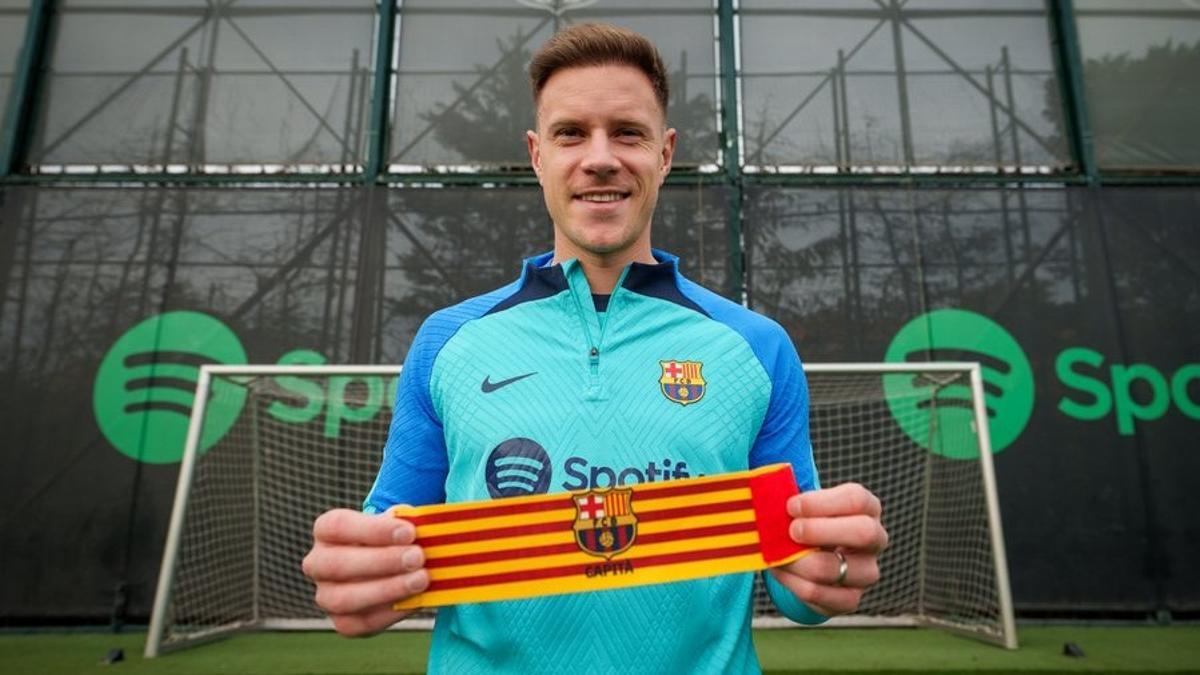 Ter Stegen, nou quart capità del Barça després de la retirada de Piqué