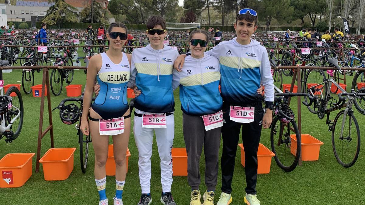 Componentes del Triatló Ontinyent desplazados a Ciudad Real