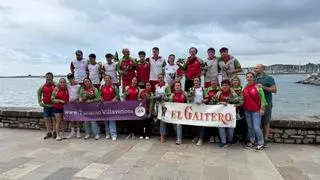 El Dragon Boat femenino de Villaviciosa se estrena de forma brillante en Hondarribia