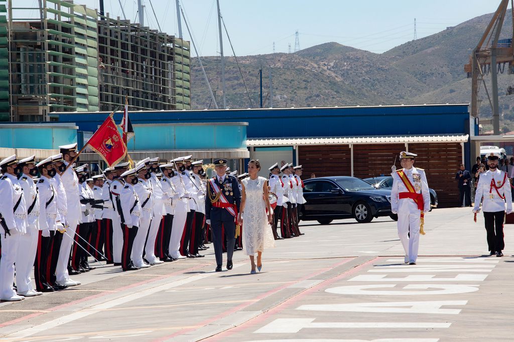 Así ha sido la visita de la reina Letizia a Cartagena