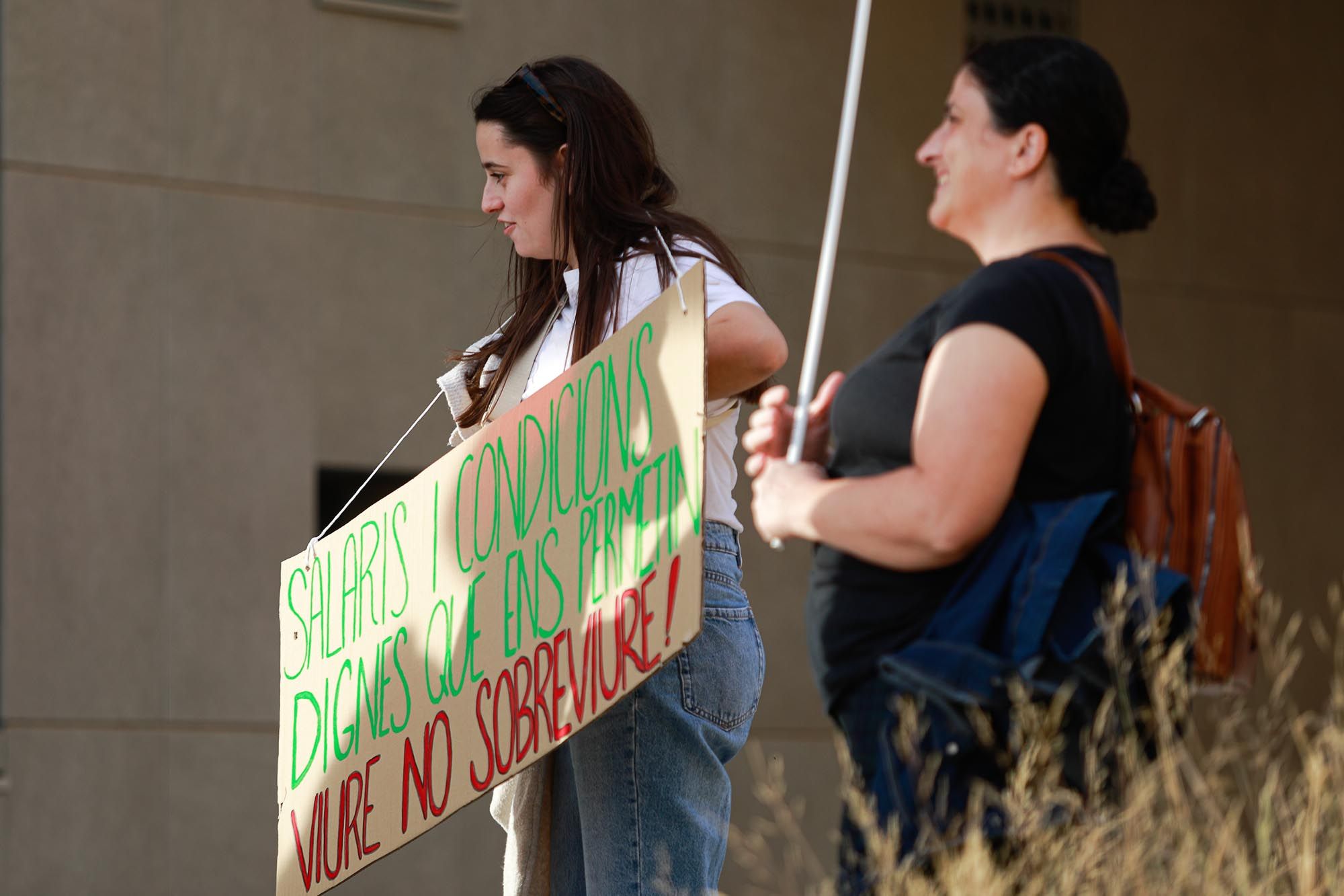 Protesta de las educadoras de infantil de 0 a 3 años en Ibiza