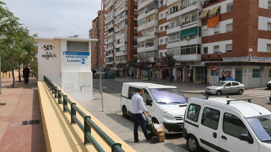 Imagen de un parking de la capital gestionado por Smassa.