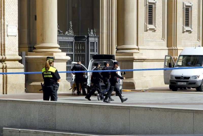 Fotogalería: Explosión en el interior de la basílica del Pilar