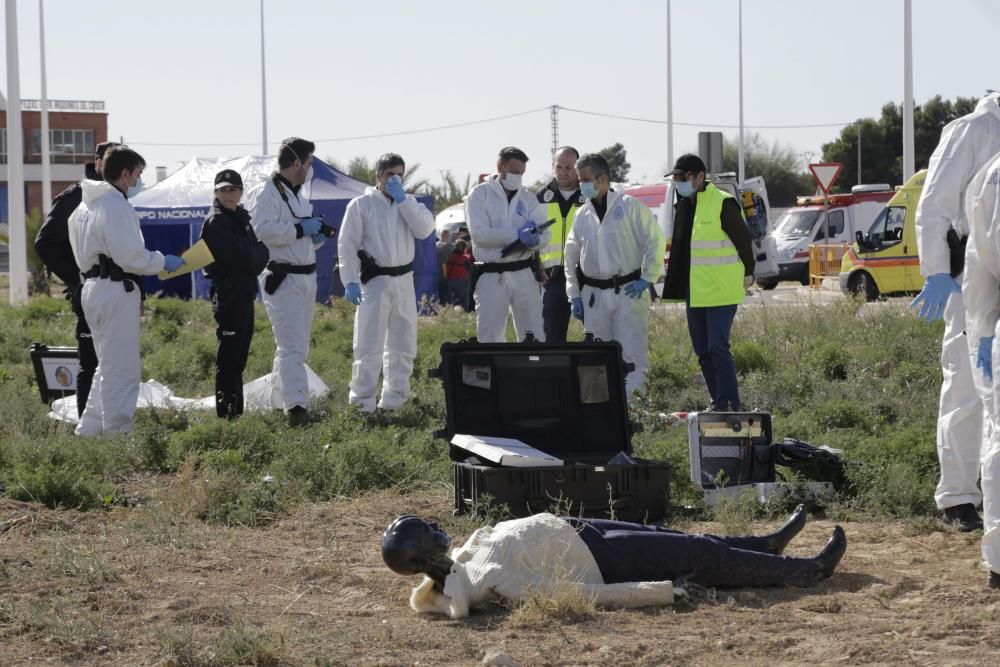 Más de 500 efectivos participan en un simulacro de accidente aéreo