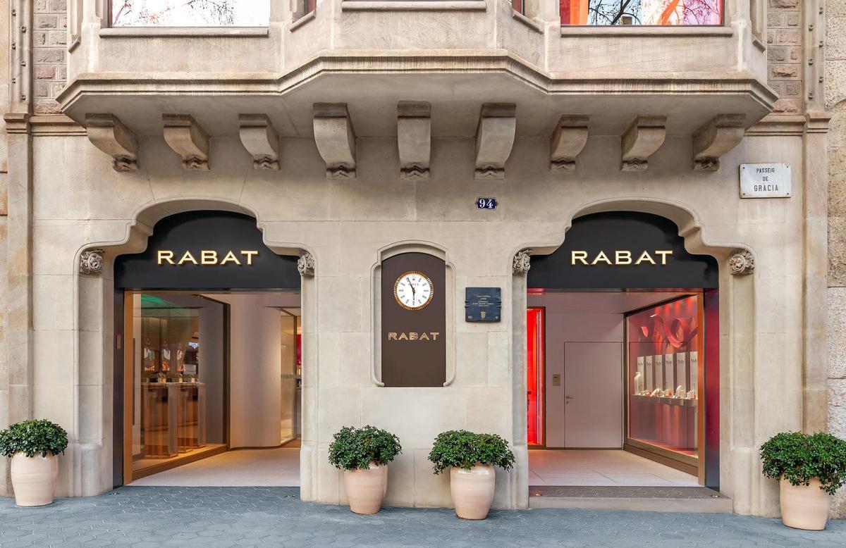 El exterior de la tienda RABAT.