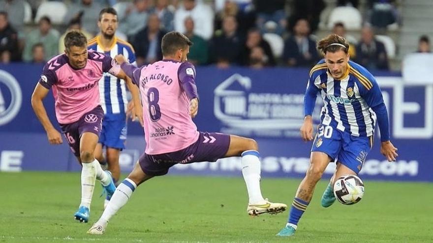 Javi Alonso, en El Toralín.