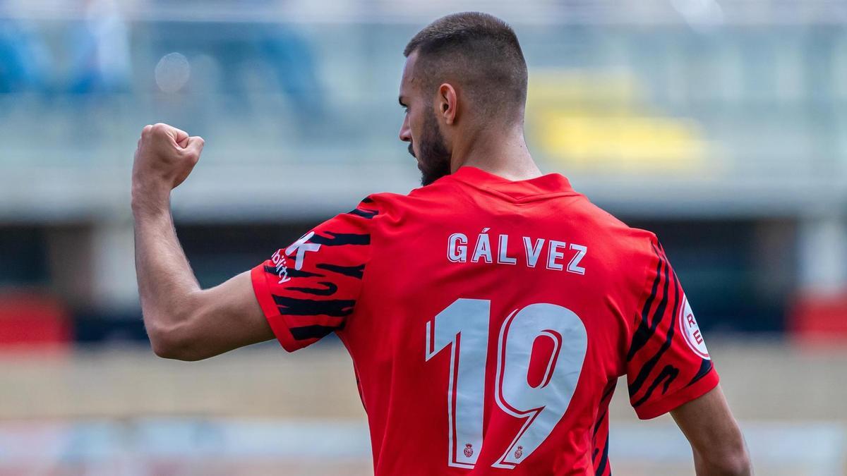 Fútbol. Segunda RFEF. Mallorca B. Pablo Gálvez ha marcado el momentáneo 2-0 ante el Terrassa