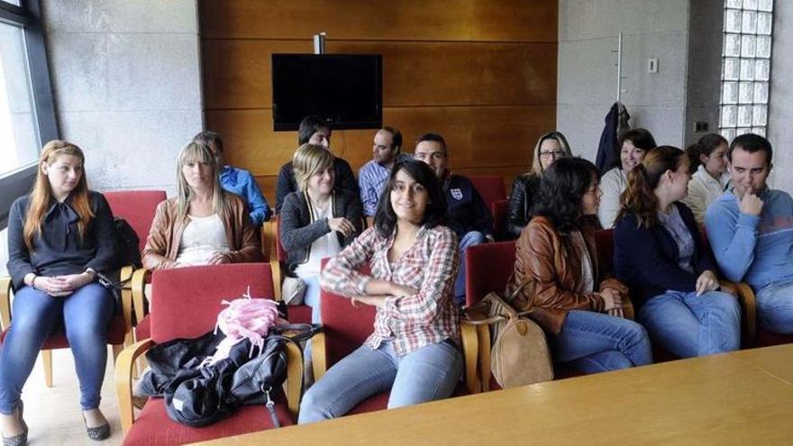 Demandantes de empleo que participaron en el programa &quot;Emprega Salnés II&quot;.