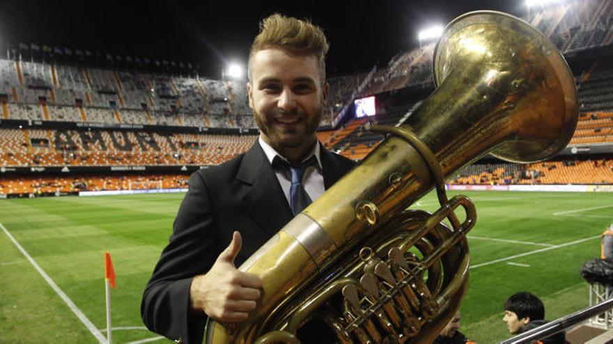 Carlos Badal, joya del Valencia CF... y de la música