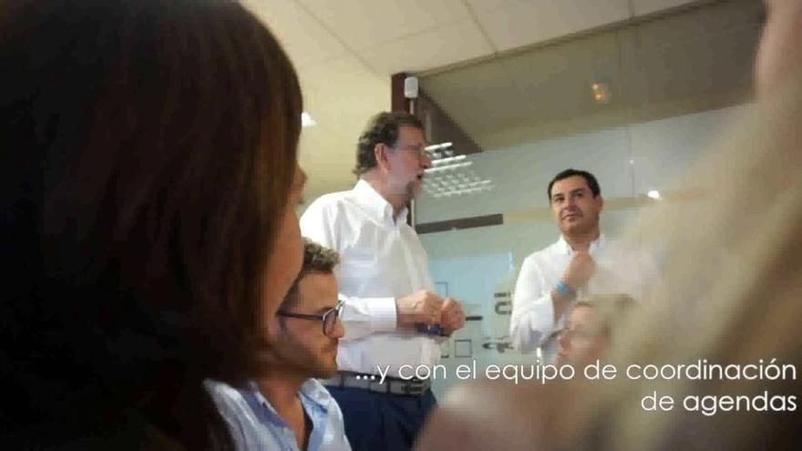 Así fue el día de Rajoy en Málaga