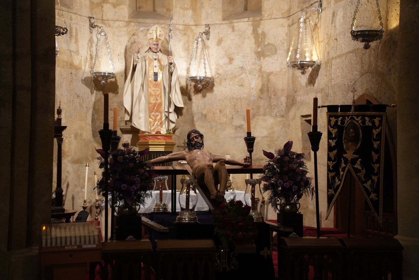 Santísimo Cristo de las Aguas de Palma del Río ya está en la iglesia de San Miguel
