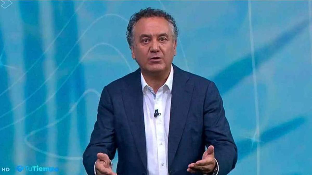Roberto Brasero, como presentador del tiempo en Antena 3.