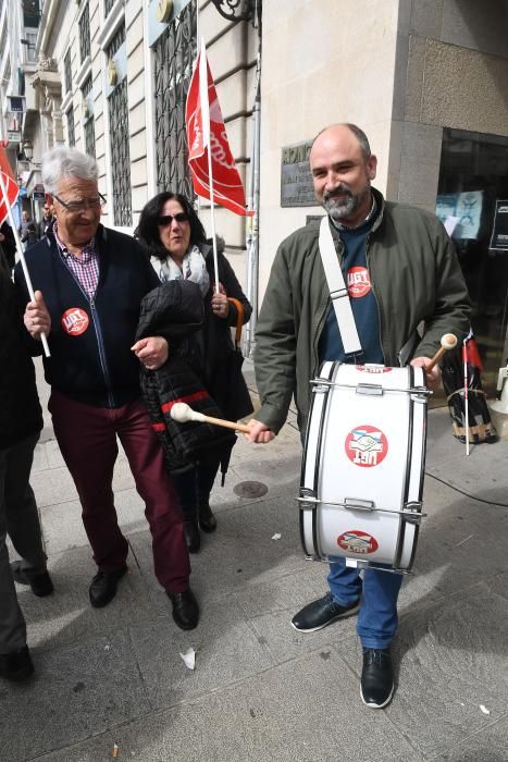 Manifestación de pensionistas en A Coruña