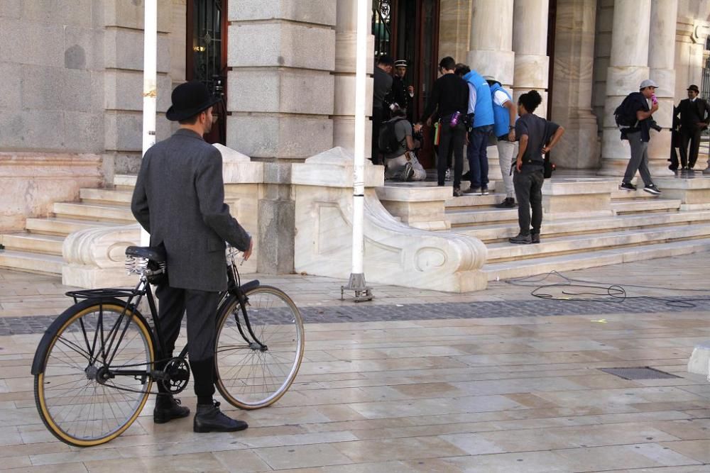 Se rueda en Cartagena una película ambientada en los años veinte