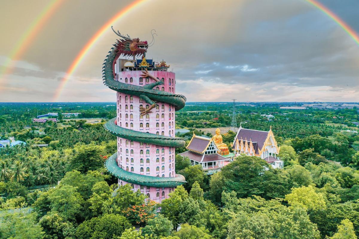 Templo Wat Samphran, Tailandia