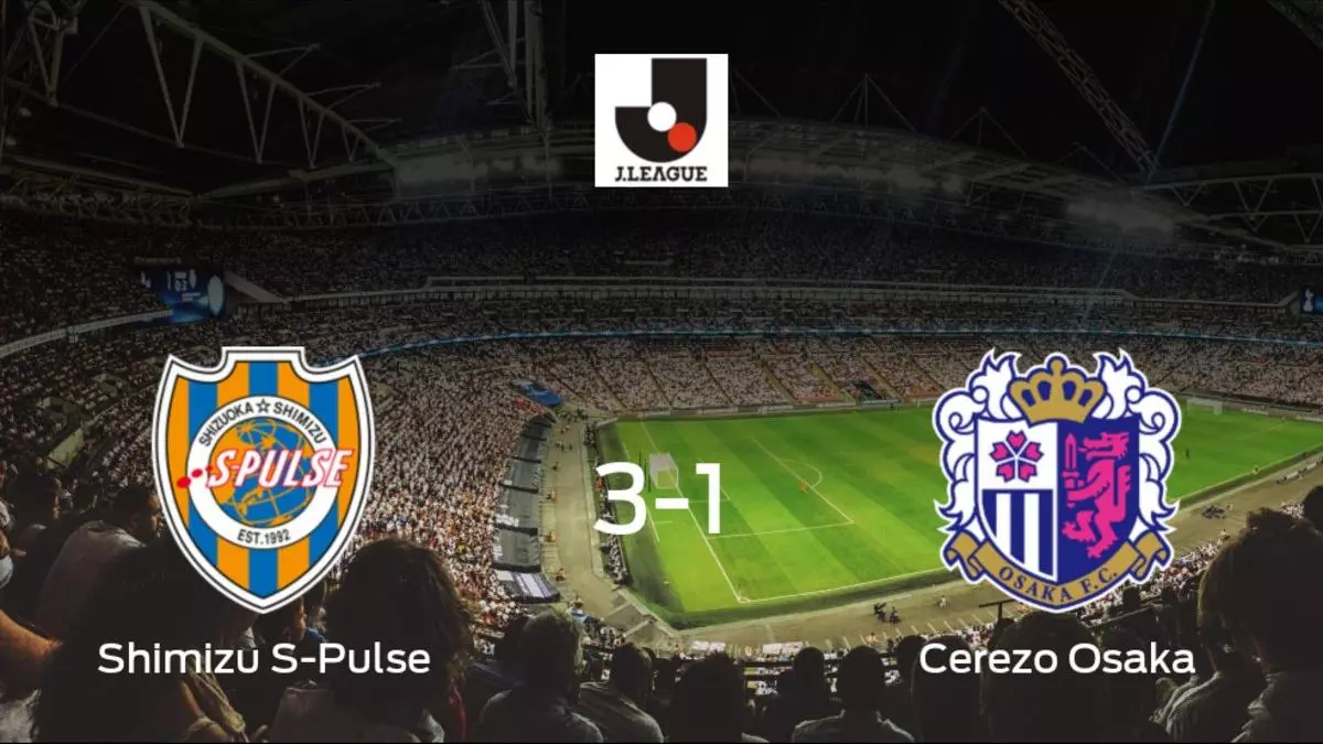 El Shimizu S-Pulse suma tres puntos tras ganar 3-1 al Cerezo Osaka