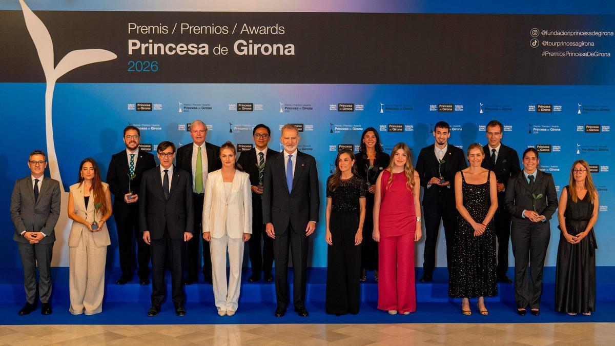 Los Premios Princesa de Girona 2026 reconocen seis proyectos como ejemplos del talento joven