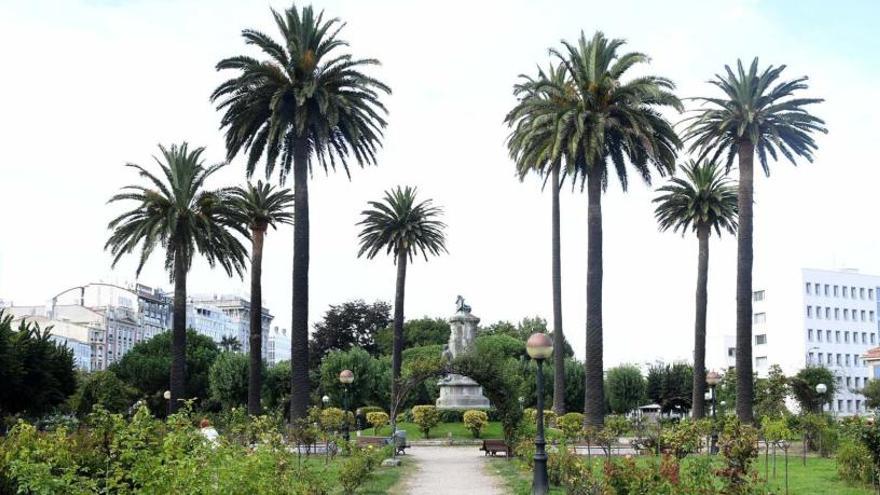 La rosaleda coruñesa.