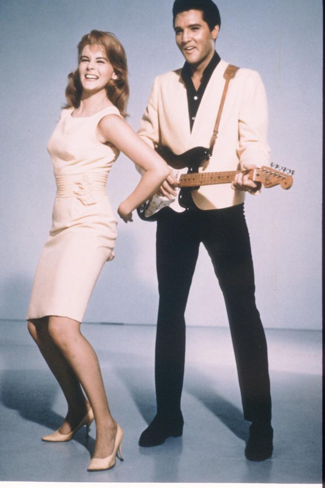 La actriz Ann Margret con el cantante Elvis Presley