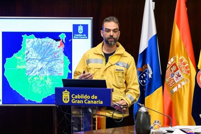 Pleno del Cabildo sobre el incendio de Gran Canaria.