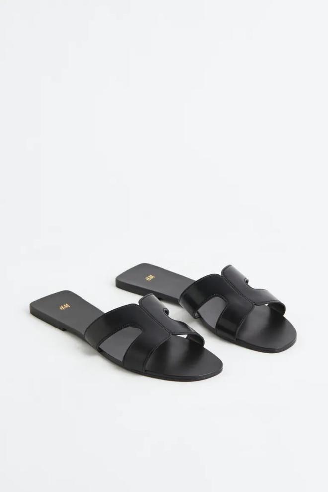 Sandalias abiertas de H&amp;M (precio: 14,99 euros)